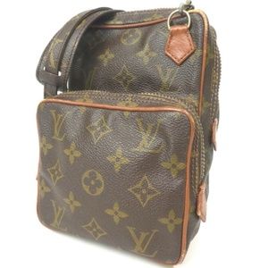 Auth LOUIS VUITTON Amazon Crossbody